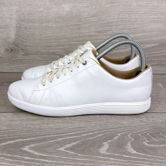 Cole Haan Grand Cross Court Women’s Sz 6.5B White Leather Low Top Sneakers - Picture 3 of 10